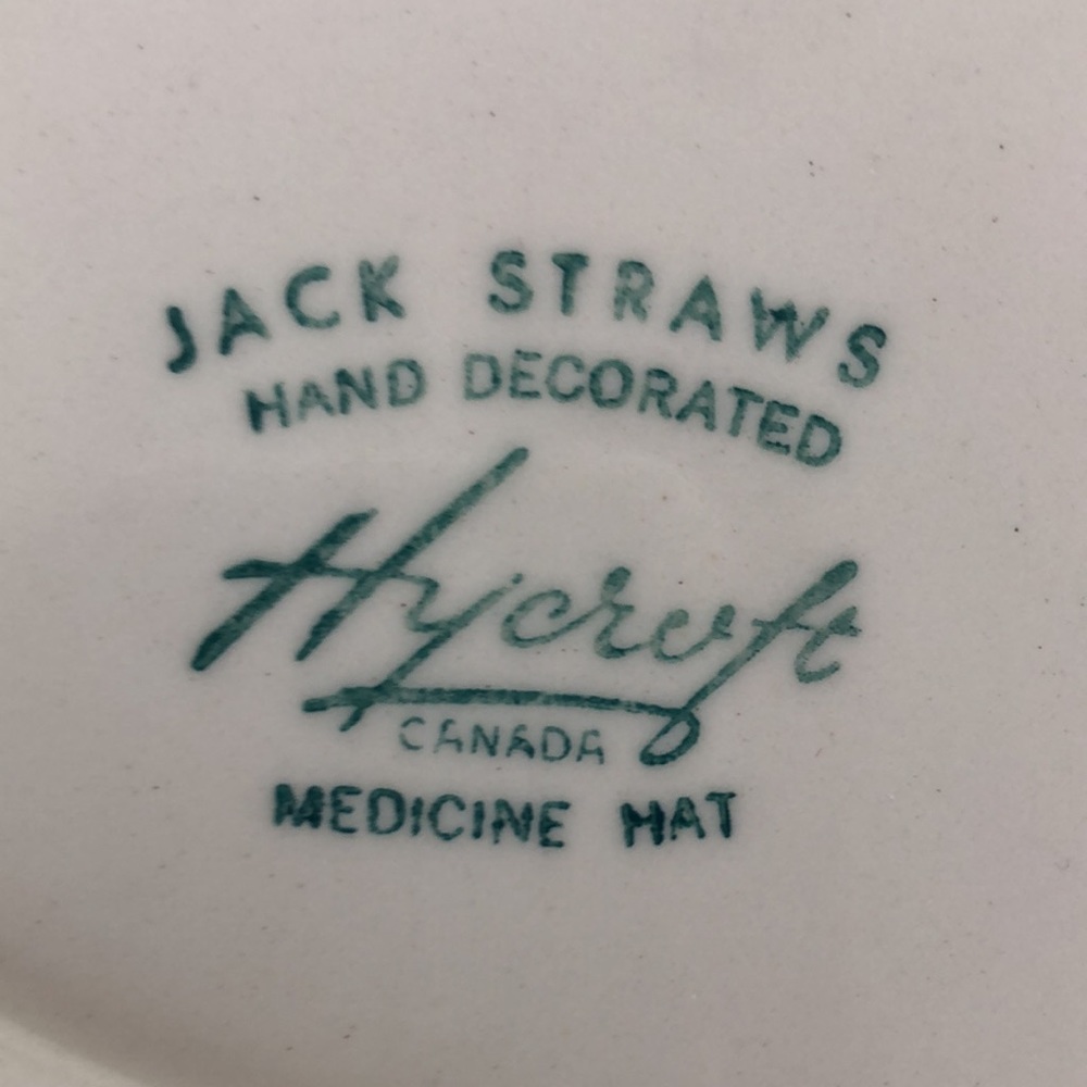 Mid Century Plate by Hycroft - Picture 3 of 6